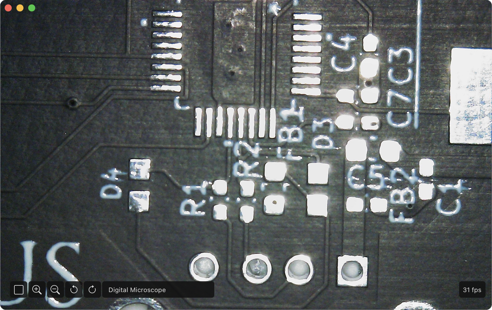 Microscopic View - A Webcam viewer optimized for USB Microscopes